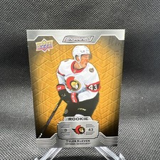 Tyler Kleven 2023-24 UD Engrained Rookie Oak /399 #158 Ottawa Senators