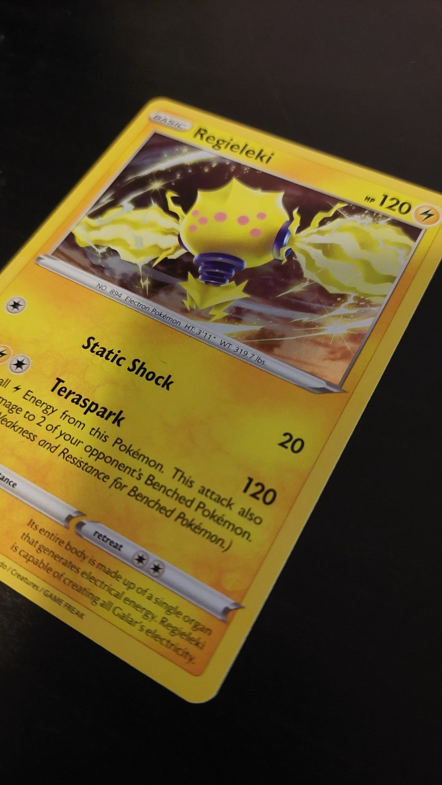 Regieleki (60/203) Holographic Pokemon card