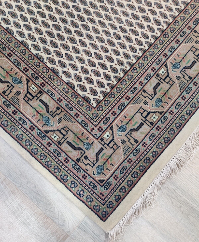 Vintage Handmade Rugs 100% Wool 6 x 8 ft Oriental Paisley Hand Knotted Carpets - Picture 6 of 9