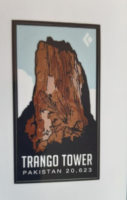 Trango Tower Aufkleber 4x7cm