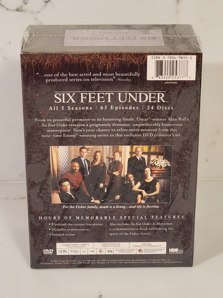 SIX FEET UNDER The Complete Series Seasons 1-5 ( DVD 24 Disc Box Set ) NEW - Image 2 of 2