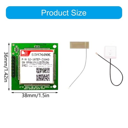 LTE CAT1 SIM7600E Mini Connection Module,Multiple Band LTE-TDD/FDD Fast 10Mbps - Afbeelding 8 van 8