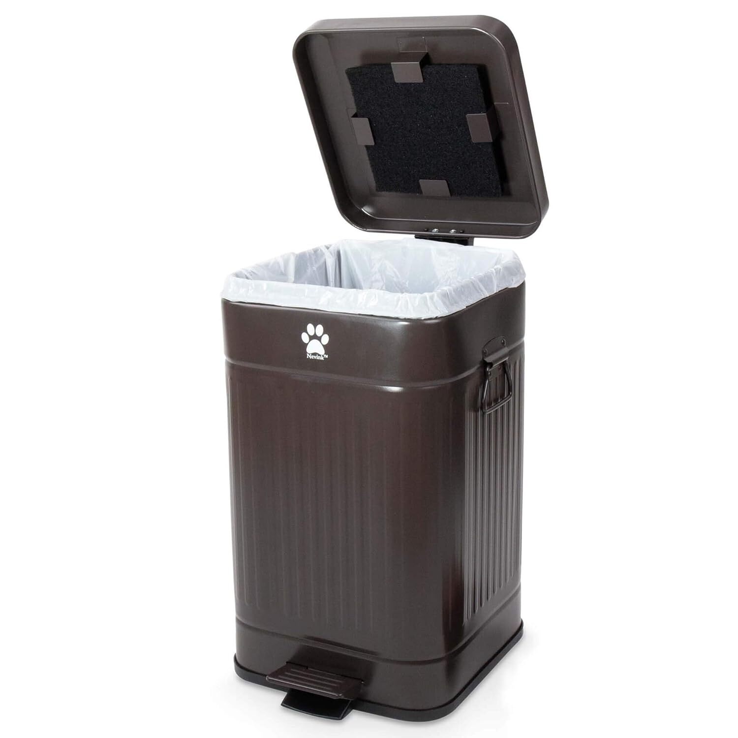 Dog Poop Trash Can Outside - Outdoor Dog Waste Trash Can with Lid - Odor Pr...