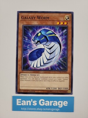 YuGiOh! Galaxy Worm 1st edition COTD-EN094 Code of the Duelist Common - MN