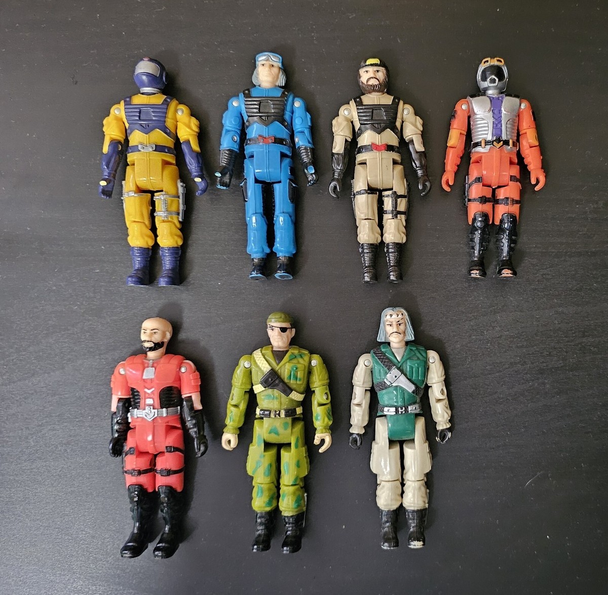 Vintage GI Joe Bootleg/KO KAIDO - ADVENTRE MAN Action Figures Lot