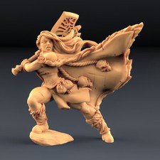 Frankziska Female Barbarian Miniature D D DnD