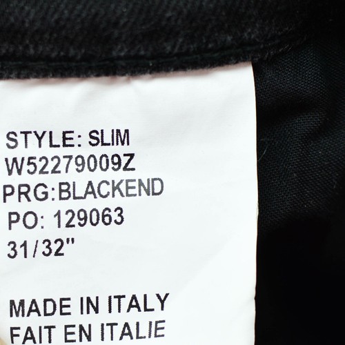 Tiger of Sweden Women's Denim Jeans Straight Black Cotton Button Zip Size 31/32 - Picture 8 of 10