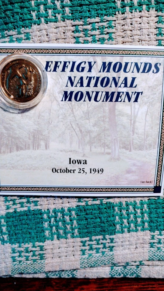 LOT OF # 2 STATEHOOD GOLD QUARTERS SOUTH CAROLINA & IOWA NATIONAL PARKS. - Image 3 of 4