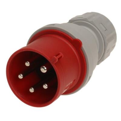 CEE-Stecker 3P+N+E 400V 32A 400V mit Phasenwender, 4004.5018