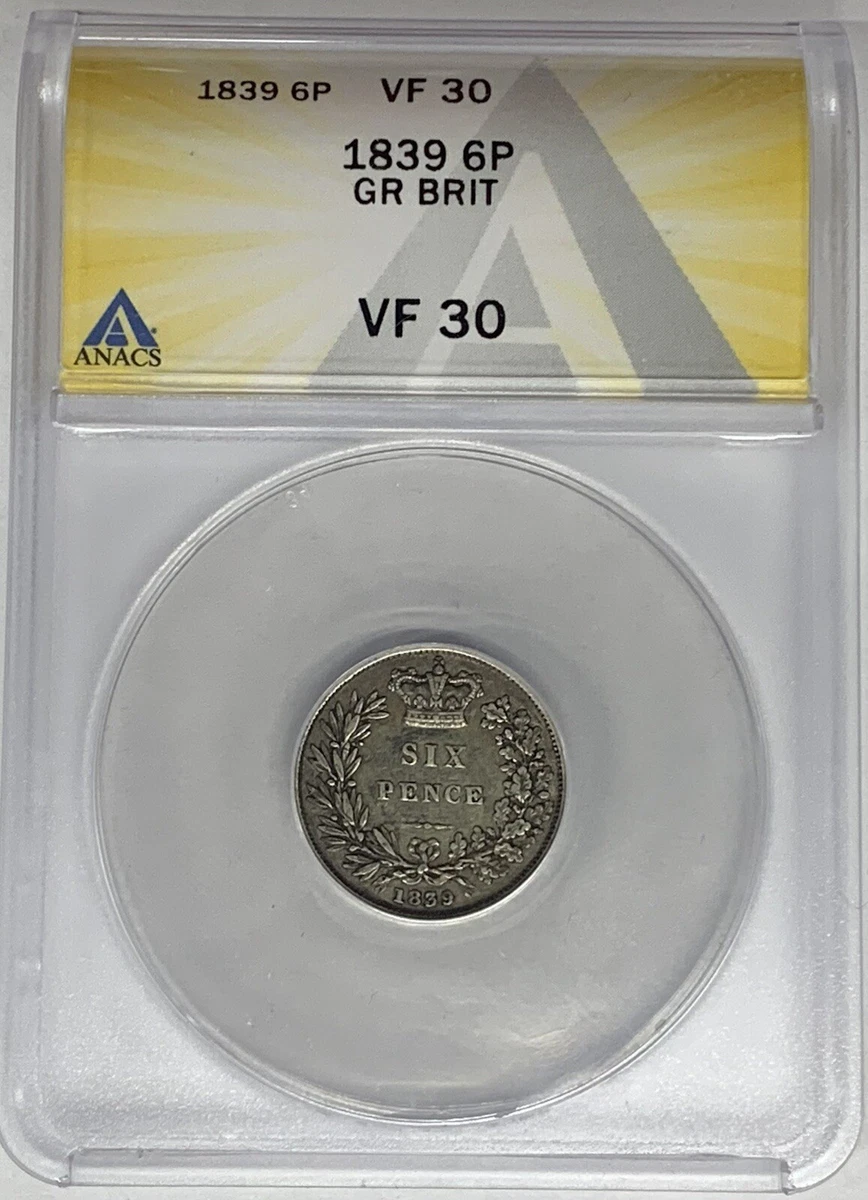 1839 Year UK Sixpences for sale | eBay