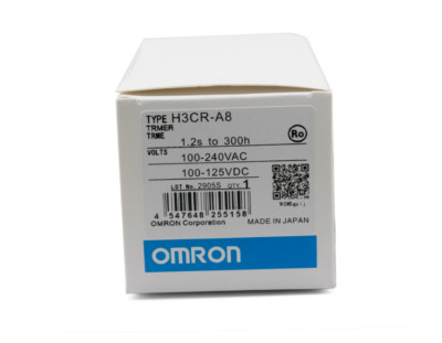 NEW OMRON Timer H3CR-A8 H3CRA8 100-240VAC / 100-125VDC H3CRA8 | eBay