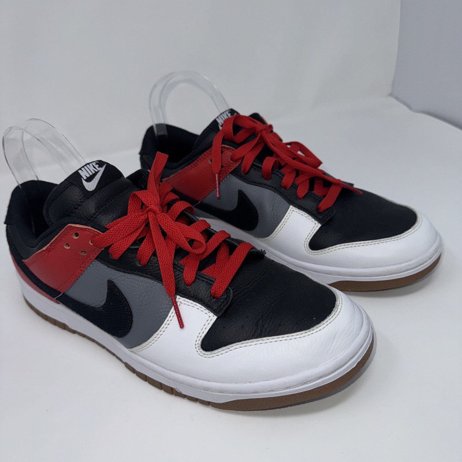 Nike By You Dunk Low Custom Caretrust FN0569-900 Size 10.5 Lace Up Gum Sole