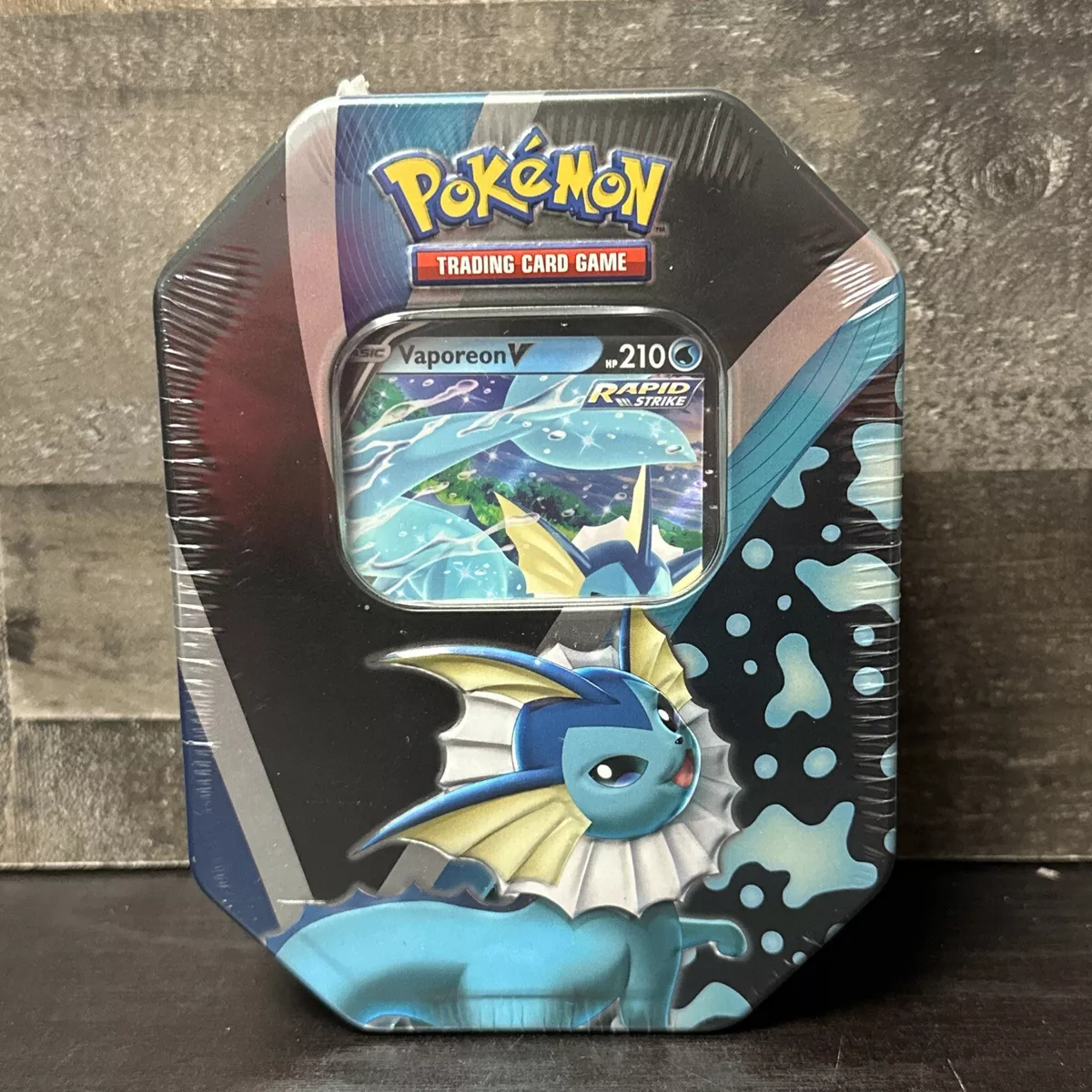 Pokémon TCG: Eevee Evolutions Tin (Vaporeon V)