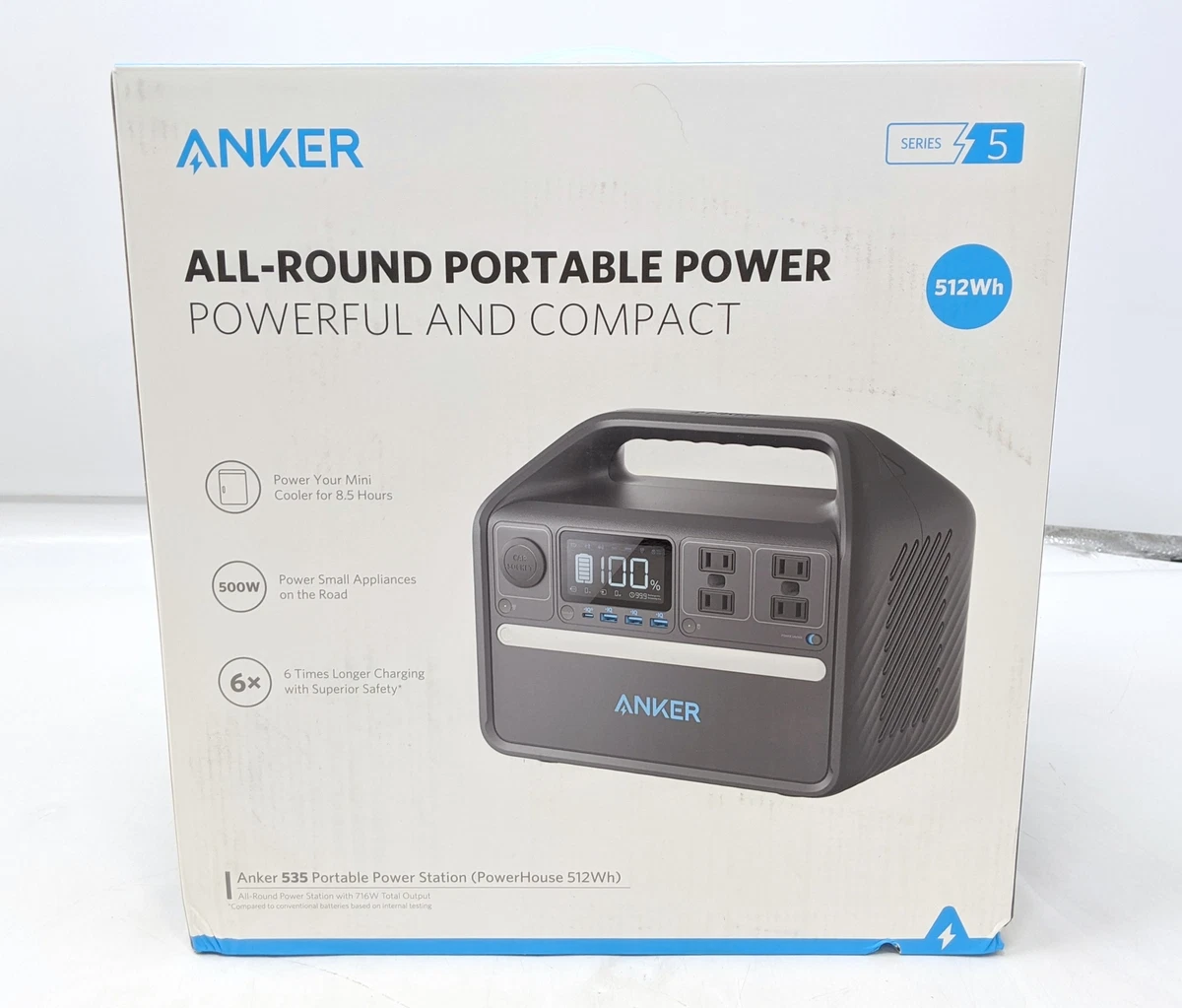 Anker 535 Portable Power Station PowerHouse 512Wh A1751111
