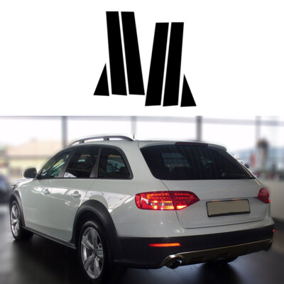 Glossy Car Stickers For Audi A3 8V A4 B8 A6 C7 Window Center B-pillar Decoration Glossy Car Stickers For Audi A3 8V A4 B8 A6 C7 Window Center B-pillar Decoration
