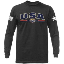 USA Flag Original American Pride Patriot Patriotic Long Sleeve
