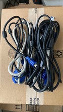 Lot of 7 VGA Male to VGA Male Video Cables, Three 5ft Four 6ft; All Tested