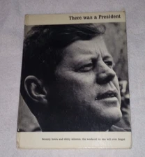 THERE WAS A PRESIDENT JFK ASSASSINATION TIMELINE BOOK NBC PUBLICATION 1966 VTG
