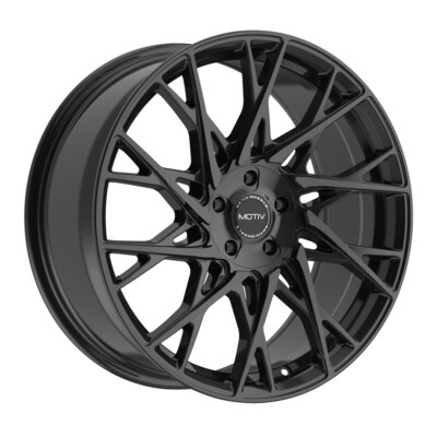 MOTIV 430B Maestro 17X7.5 5X108/5X114.3 Offset 40 Gloss Black (Quantity of 1)