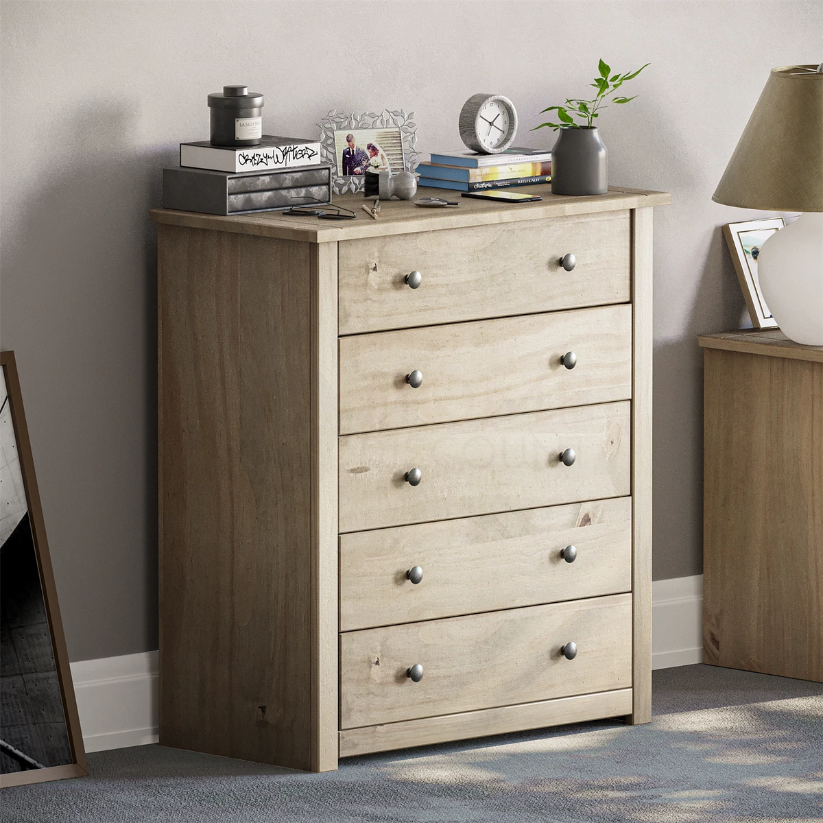 Rustic 5 2024 drawer dresser