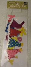 Jolee's By You Happy Birthday Party Hats Stickers