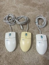 mouse systems lot of 3 click and roll mice combo ver. 404331-001