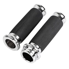 1" RSD Black + Chrome Electronic Hand Grips For Harley Electra Street Glide FLHX