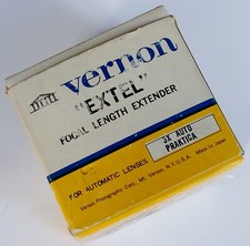 VINTAGE VERNON "EXTEL" 3x AUTO PRAKTICA FOCAL LENGTH EXTENDER FOR AUTO LENSES