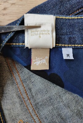 RARE Bape x Stussy Collaboration Jeans size M | eBay