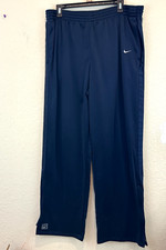 Nike Training Track Pants Men XL Navy Blue Gym Loose Long