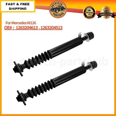 2PCS Rear L+R Hydraulic Shocks For Mercedes W126 420SEL 500SEL 560SEL 560SEC