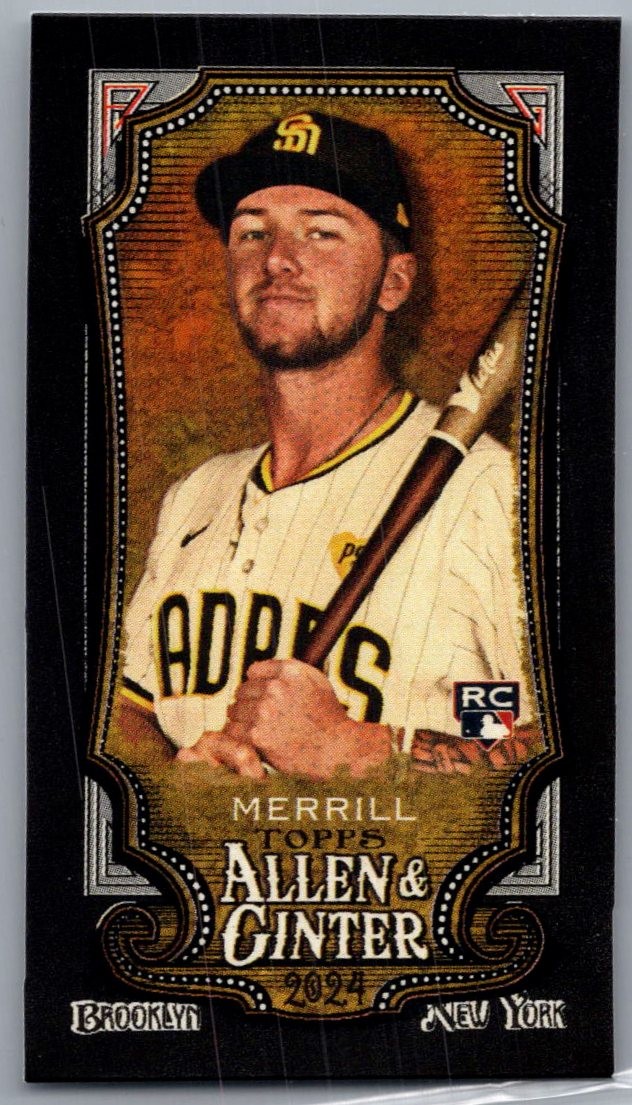 Jackson Merrill 2024 Topps Allen & Ginter #275 Mini Black Border