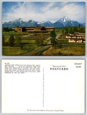 Jackson Lake Lodge Grand Teton National Park Wyoming Postcard
