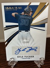 2021 Panini Immaculate Collection Kyle Tucker AUTO RARE EX corner Signed #’d /99