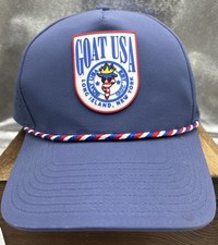 Gorra Goat USA Cuerda Azul Gorra Snapback 2025 Rojo Blanco Azul