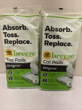 2 pack Purina Tidy Cats 4 CAT PADS for BREEZE LITTER SYSTEM Refill ODOR CONTROL