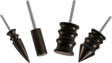 4pcs Leather Burnisher Bits for Rotary Tool, 4 Styles Burnishing...