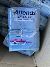 Attends Discreet Bladder Control Pads Moderate Absorbency 20 Count
