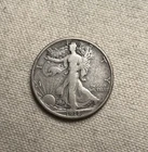 1918 S Walking Liberty Silver Half Dollar 50c US Type Coin Very Fine PJ