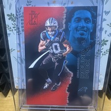 Topps signature 2025 Chuba Hubbard Panthers #66 Rookie Card Football . rookie card picture