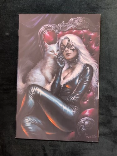 BLACK CAT #1 VIRGIN LUCIO PARRILLO EXCLUSIVE SPIDER-MAN