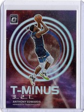 2022-23 Panini Donruss Optic Anthony Edwards T-Minus Silver Insert #11