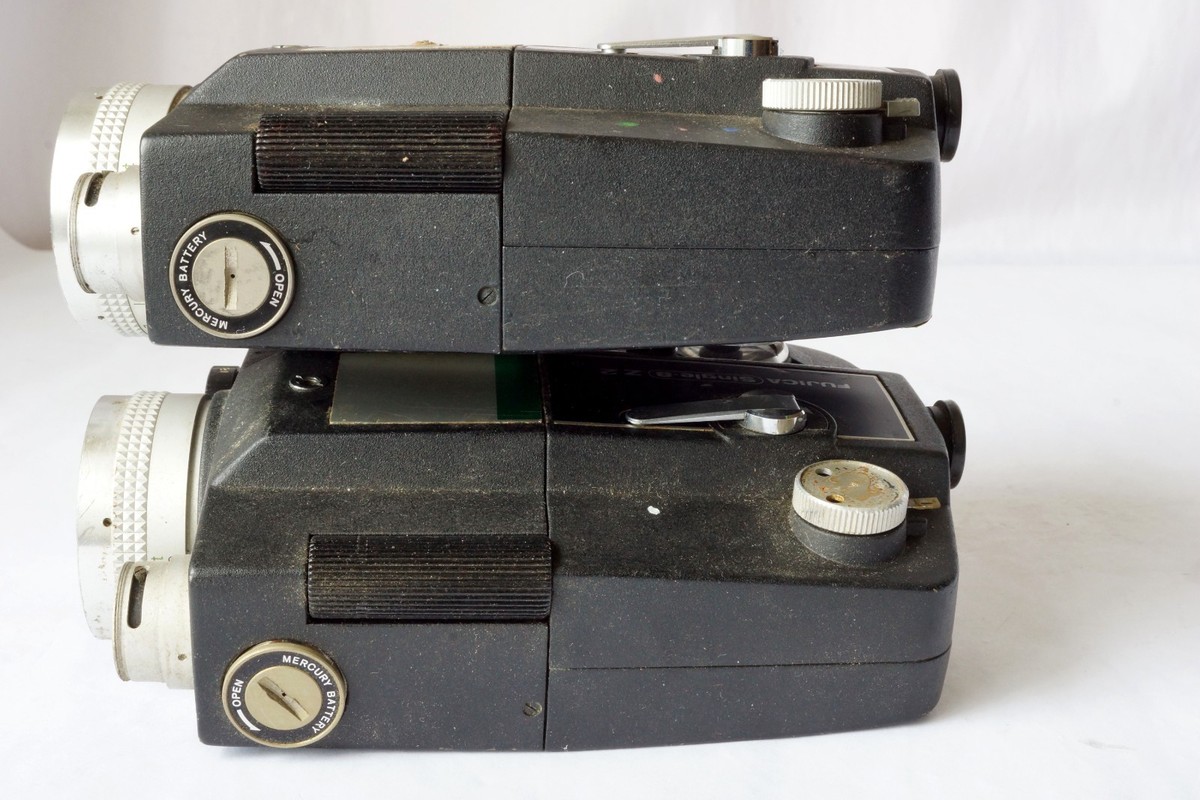 2 x Fuji Film FUJICA Single-8 Z2 Cameras Made In Japan for Parts