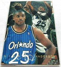 1995-96 Flair Basketball Nick Anderson Orlando Magic base card #94
