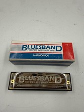 HOHNER Bluesband Harmonica Key of C Open Box Never Used w/ Case MI1073305 