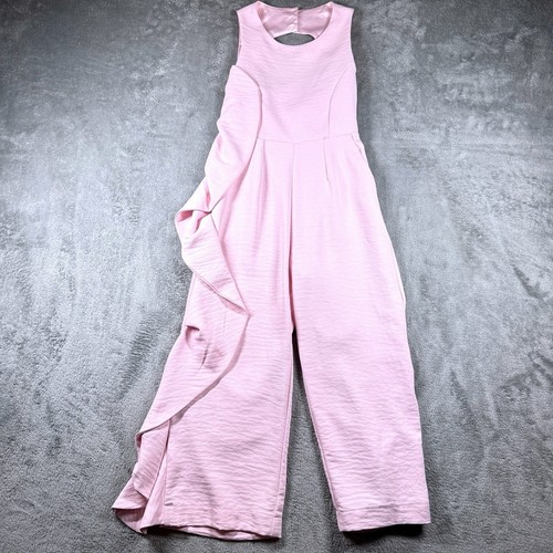 Bardot Junior Girls Pink Wide Leg Jumpsuit Size 14 Formal Party