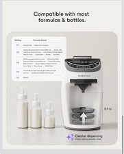 BabyLux MFD10 Baby Formula Dispenser Bottle Maker Self-Cleaning Night Light