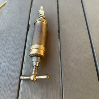VINTAGE TECALEMIT BRASS GREASE GUN MODEL T26 CLASSIC CAR