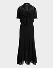 Polo Ralph Lauren Tie Neck Georgette Dress MSRP $498 Size S # 14A 2365 Blm