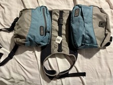 Outward Hound Quick-Release Dog Backpack Pet Travel Hiking Teal Large 50-79 lbs